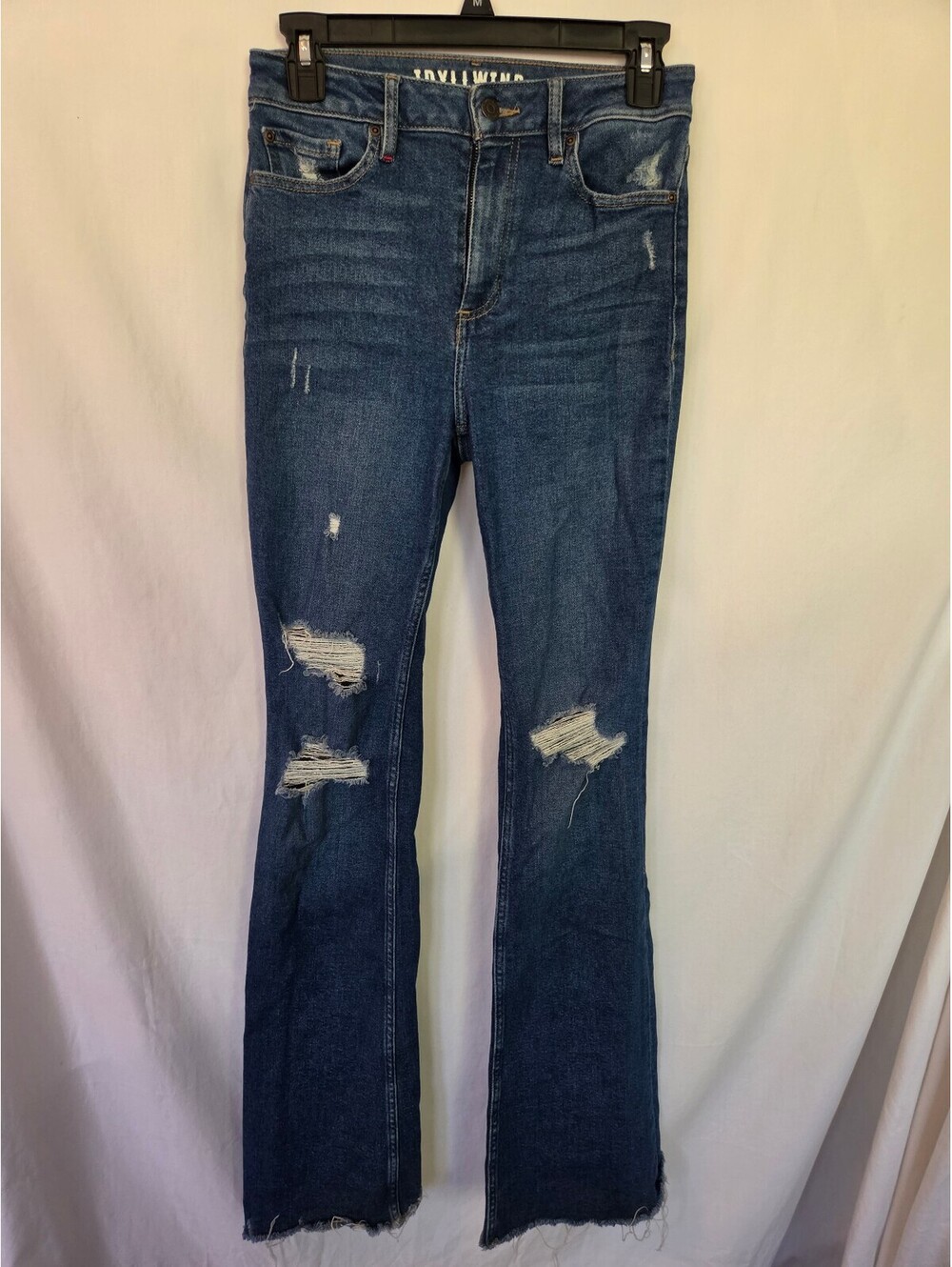 Idyllwind Navaho Wash Distressed Flared Jeans Size 6